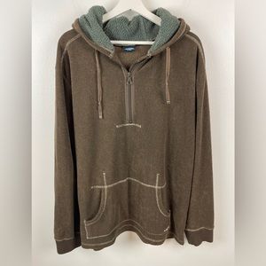 Vintage KAVU 1/4 Zip Pullover Jacket Fleece Men's XL